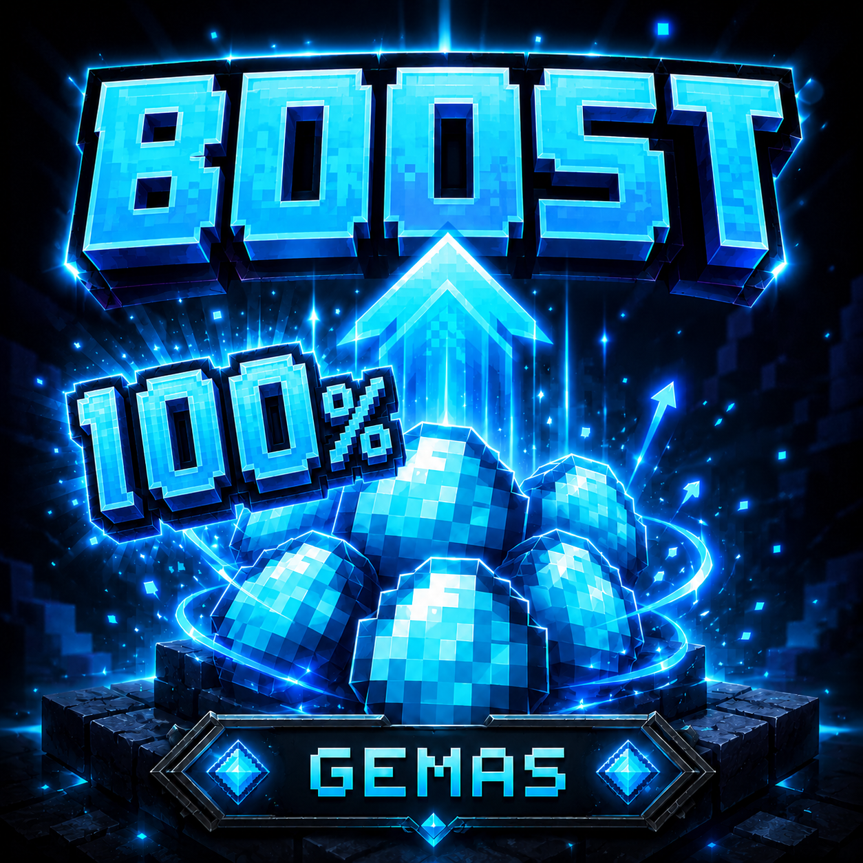 Boost de Gemas mais 100 por cento
